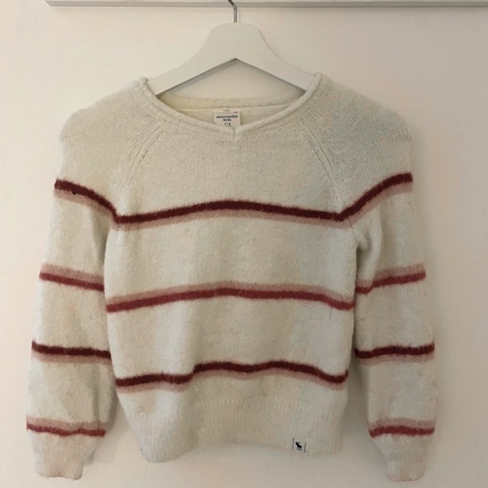 abercrombie striped sweater